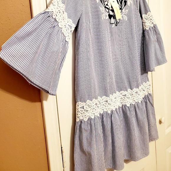 NWT Skies Are Blue boutique shirt dress - Picture 2 of 4